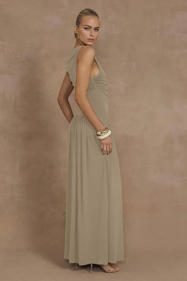 Runaway The Label Maxi Dresses NALLA MAXI DRESS Sand 8211 Women