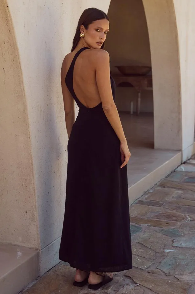 Runaway The Label Midi Dresses HARRI MIDI DRESS Black 8211 Women