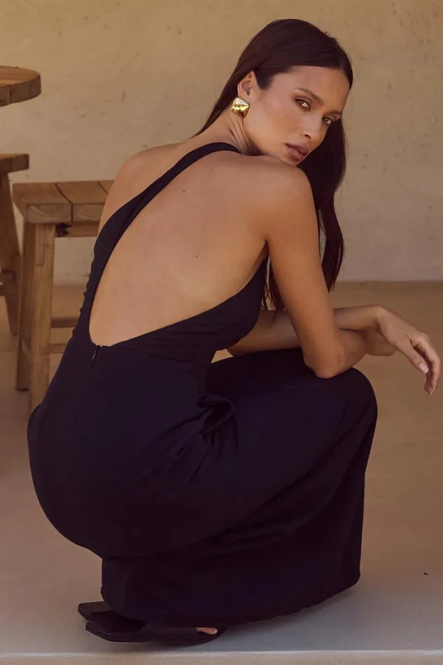 Runaway The Label Midi Dresses HARRI MIDI DRESS Black 8211 Women