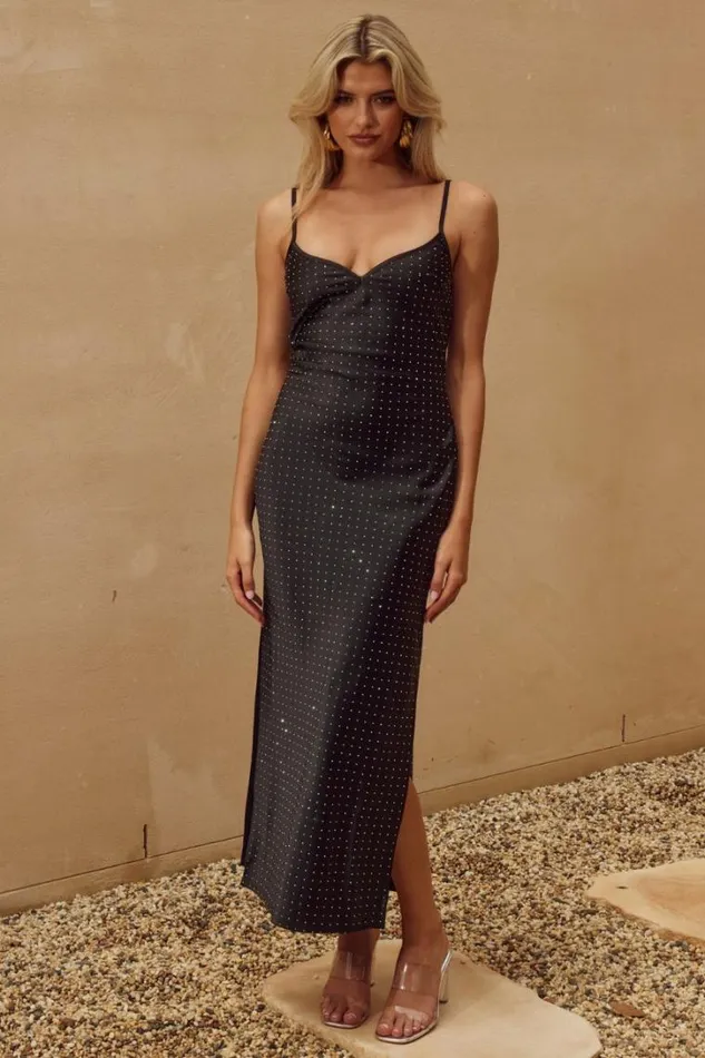 Runaway The Label Midi Dresses KALINA MIDI DRESS Black 8211 Women