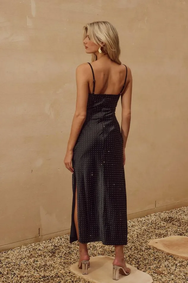 Runaway The Label Midi Dresses KALINA MIDI DRESS Black 8211 Women