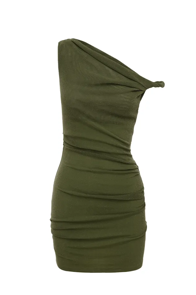 Runaway The Label Mini Dresses CHYNA DRESS Olive 8211 Women Runaway The Label Mini Dresses CHYNA DRESS Olive 8211 Women