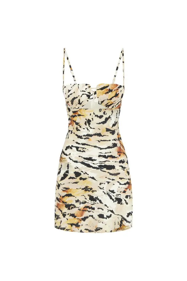 Runaway The Label Mini Dresses MARRIANNE MINI DRESS Kantina Print 8211 Women