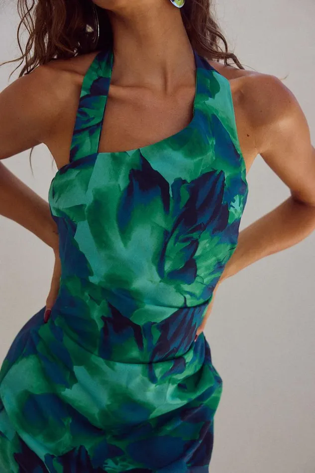 Runaway The Label Mini Dresses SAMMY MINI DRESS Calista Green 8211 Women