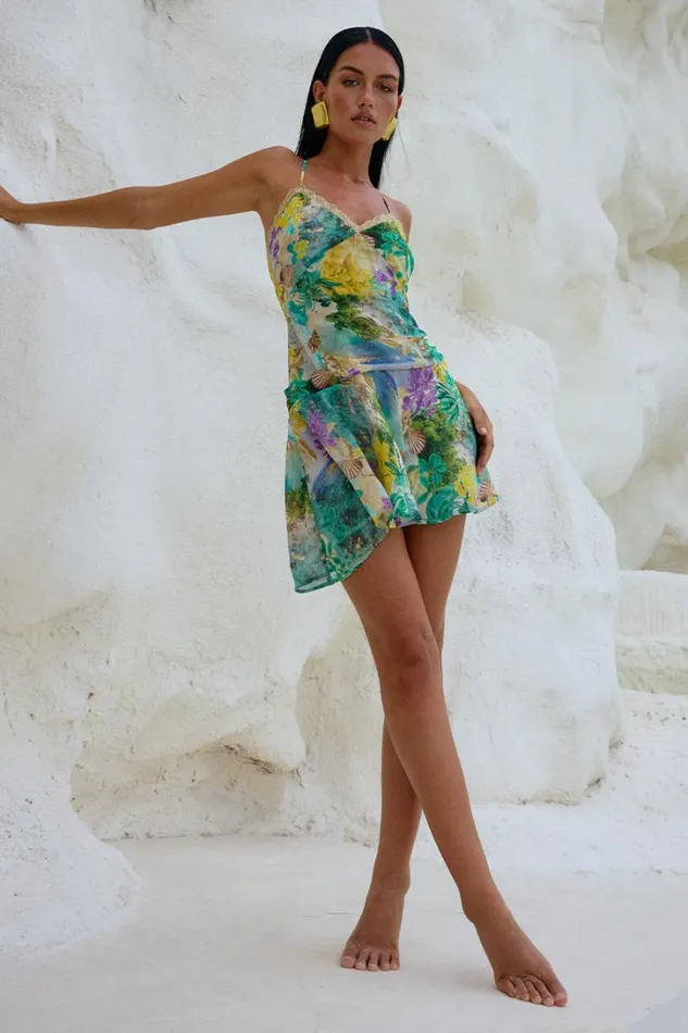 Runaway The Label Mini Dresses SURREY MINI DRESS Esme Print 8211 Women