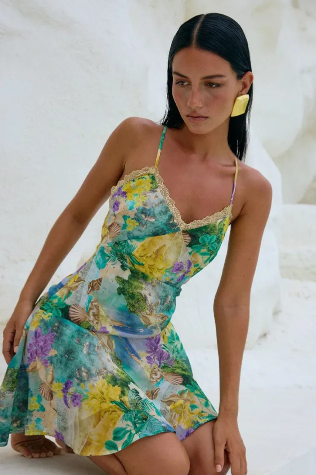 Runaway The Label Mini Dresses SURREY MINI DRESS Esme Print 8211 Women
