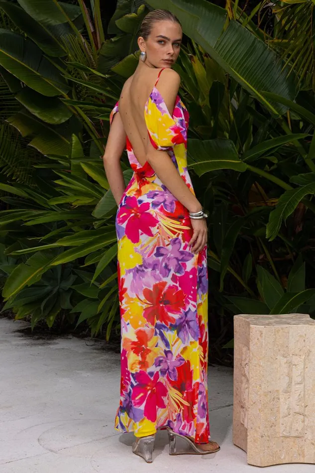 Runaway The Label Race Day Dresses STELANI MAXI DRESS Stelani Pink 8211 Women