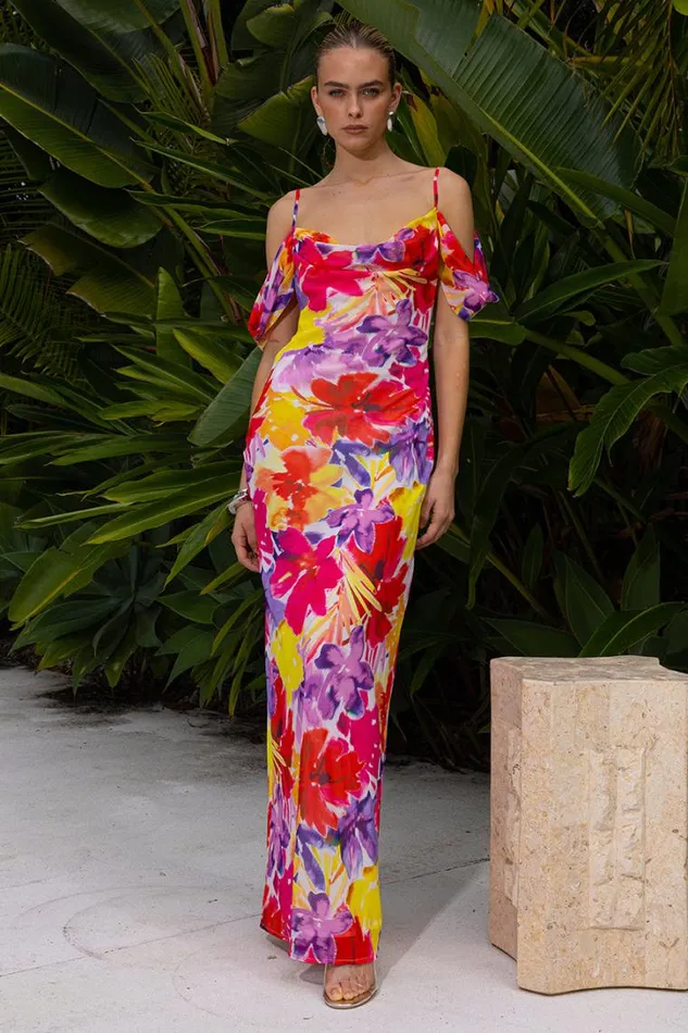 Runaway The Label Race Day Dresses STELANI MAXI DRESS Stelani Pink 8211 Women