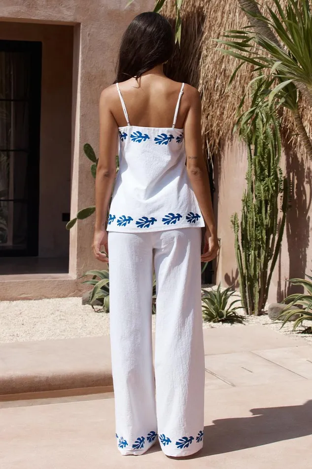 Runaway The Label Shirts and Blouses AMALIA TOP Whiteblue 8211 Women