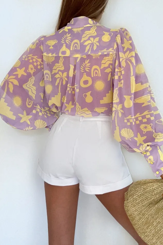 Runaway The Label Shirts and Blouses FLEETWOOD BLOUSE Cove Lilac 8211 Women