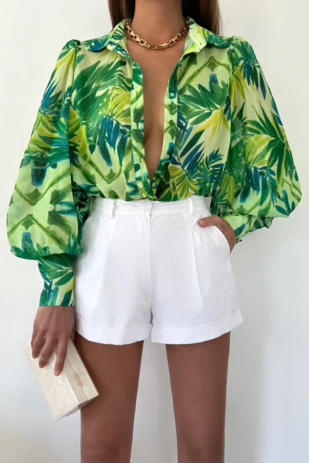 Runaway The Label Shirts and Blouses FLEETWOOD BLOUSE Palm 8211 Women