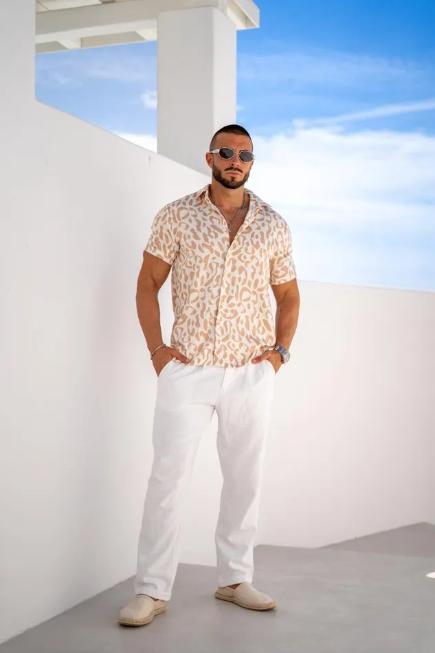 Runaway The Label Shirts JACK SHIRT Sandwhite 8211 Men