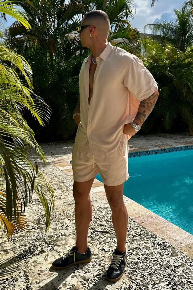Runaway The Label Shirts JAYDEN SHIRT Sand 8211 Men