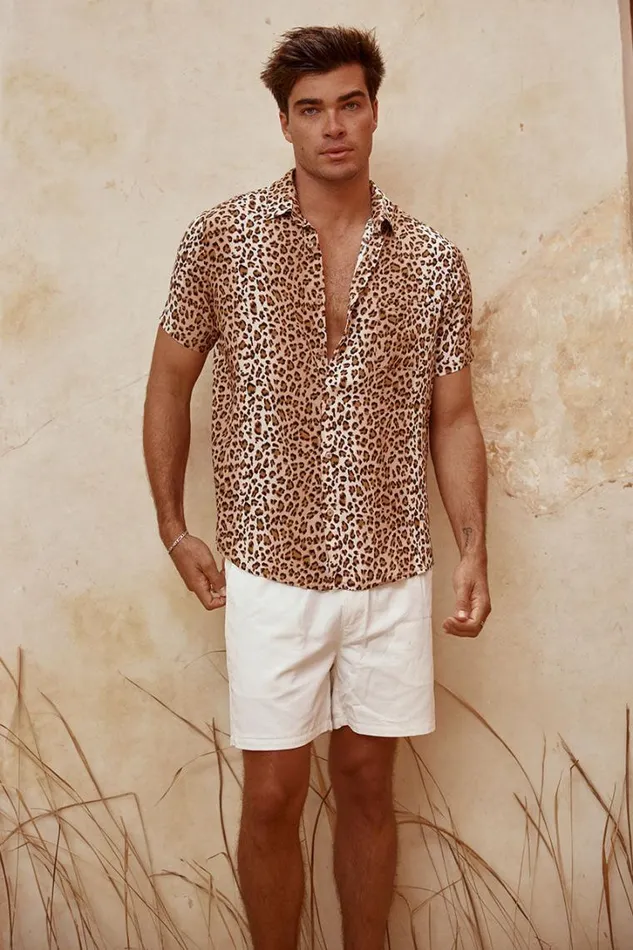 Runaway The Label Shirts LEOPARD SHIRT Leopard 8211 Men