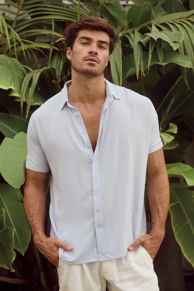 Runaway The Label Shirts PERRY SHIRT Sky 8211 Men