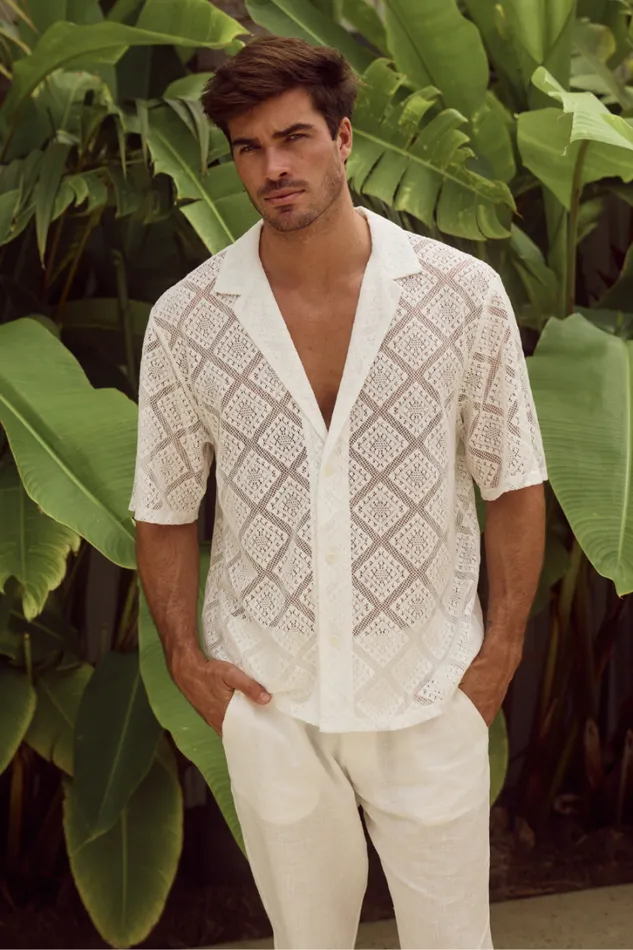 Runaway The Label Shirts TULUM SHIRT Ivory 8211 Men