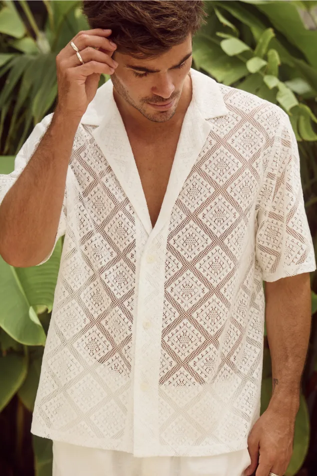 Runaway The Label Shirts TULUM SHIRT Ivory 8211 Men