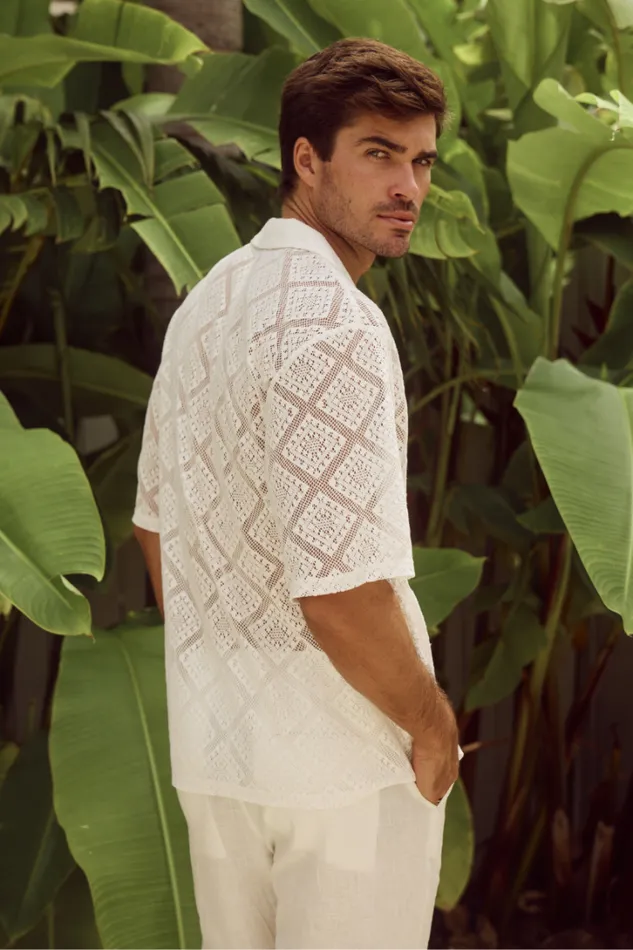 Runaway The Label Shirts TULUM SHIRT Ivory 8211 Men