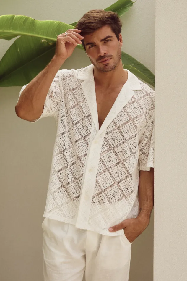 Runaway The Label Shirts TULUM SHIRT Ivory 8211 Men