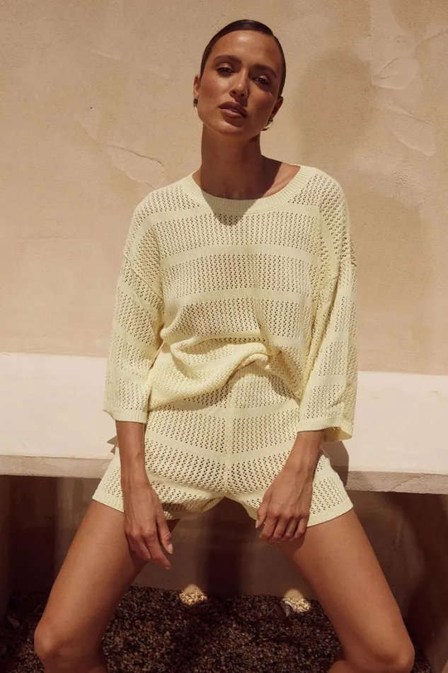 Runaway The Label Shorts SAMIA SHORT Lemon 8211 Women