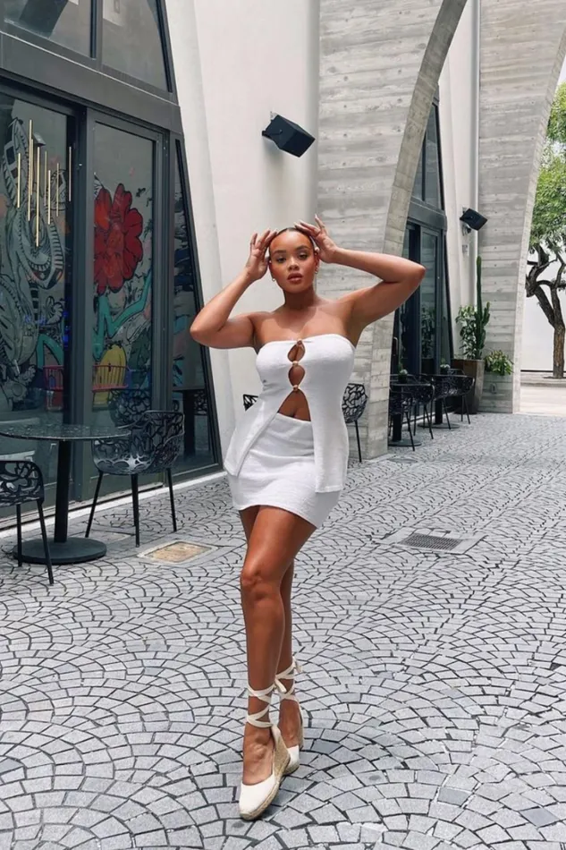 Runaway The Label Skirts NELLIE MINI SKIRT White 8211 Women Runaway The Label Skirts NELLIE MINI SKIRT White 8211 Women