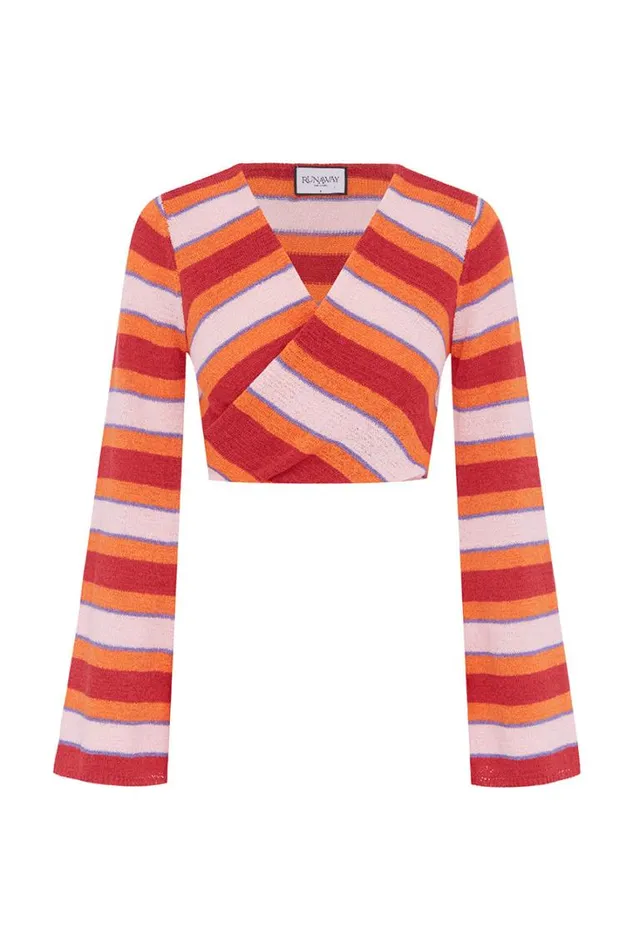 Runaway The Label Summer Sets NATALIE TOP Pink Multi 8211 Women