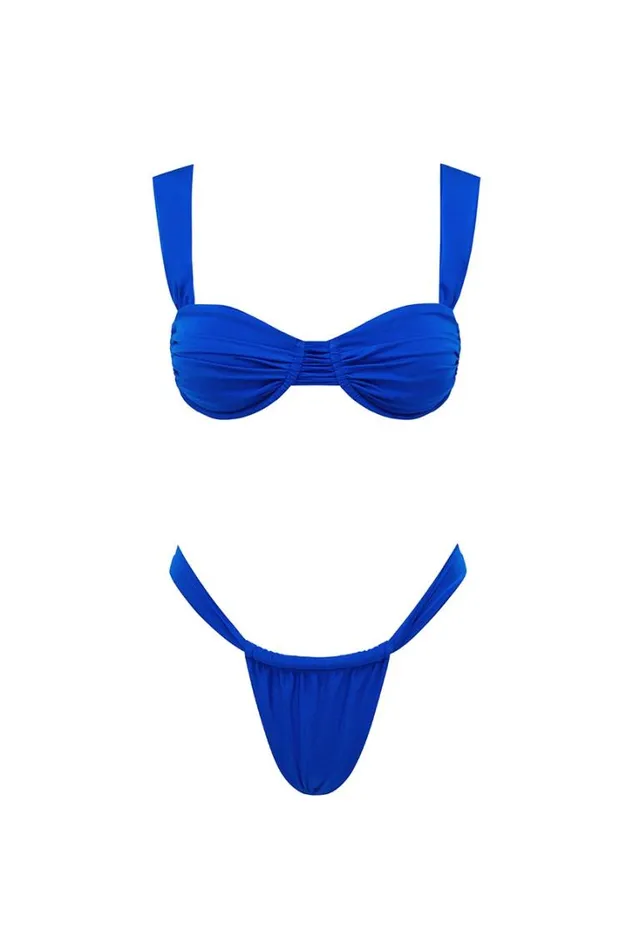 Runaway The Label Summer Sets TROPEZ TOP Royal 8211 Women