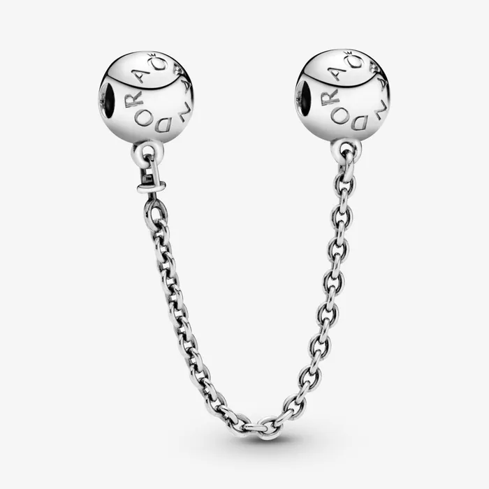 Safety Chains Women Pandora Online Logo Safety Chain Charm