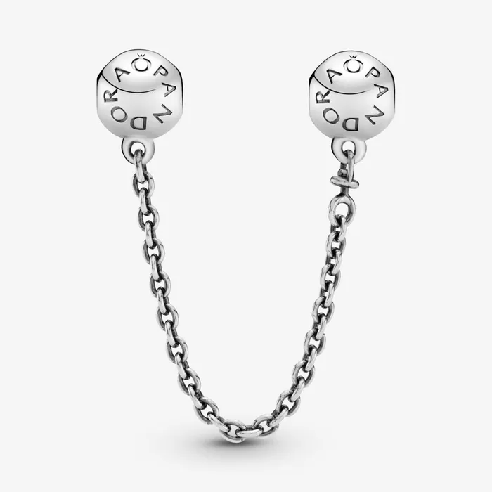 Safety Chains Women Pandora Online Logo Safety Chain Charm