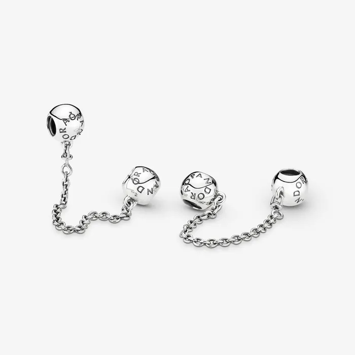 Safety Chains Women Pandora Online Logo Safety Chain Charm