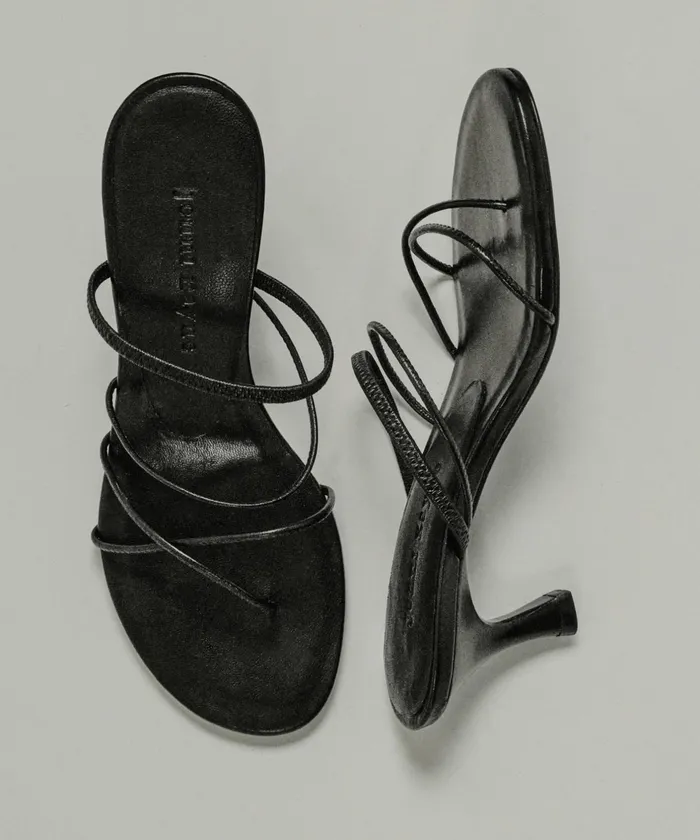 Sandals and Slides Women Jenni Kayne Eve Heeled Sandal Black