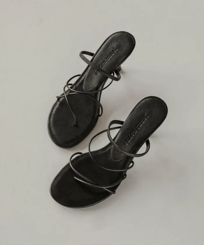 Sandals and Slides Women Jenni Kayne Eve Heeled Sandal Black