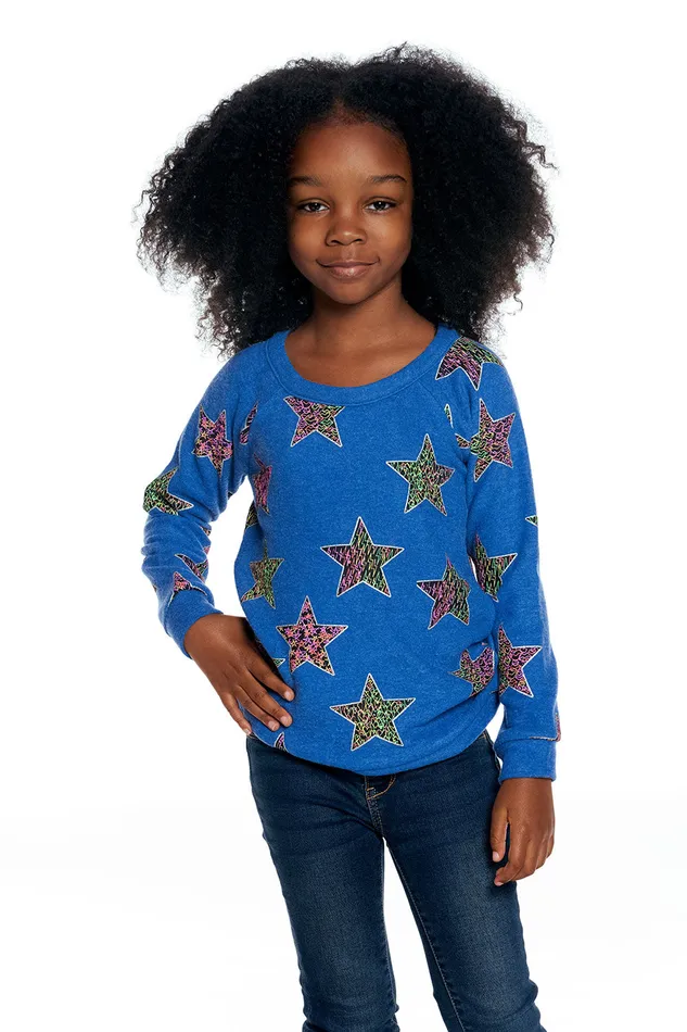 Scribble Stars Tops Chaser Brand Girls Scribble Stars Tops Chaser Brand Girls