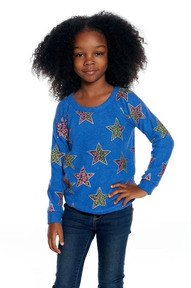 Scribble Stars Tops Chaser Brand Girls Scribble Stars Tops Chaser Brand Girls