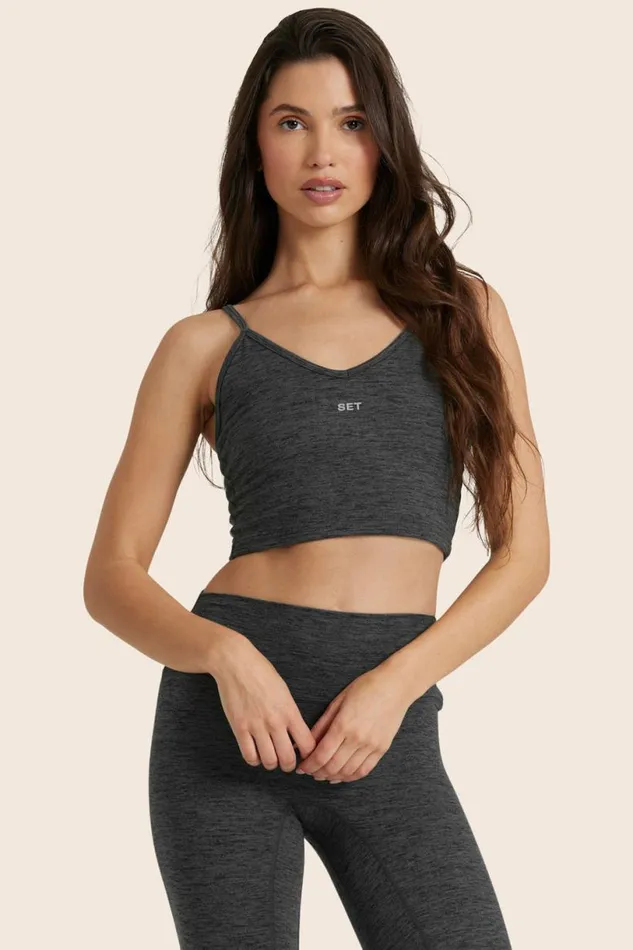 SET ACTIVE Activewear FORMCLOUD CLOUD REP BRA 8211 PEPPER HEATHER GREY 8211 Women