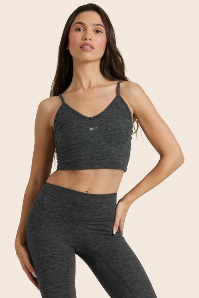 SET ACTIVE Activewear FORMCLOUD CLOUD REP BRA 8211 PEPPER HEATHER GREY 8211 Women