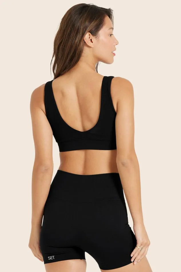 SET ACTIVE Activewear SCULPTFLEX POWER DIVE BRA 8211 ONYX 8211 Women