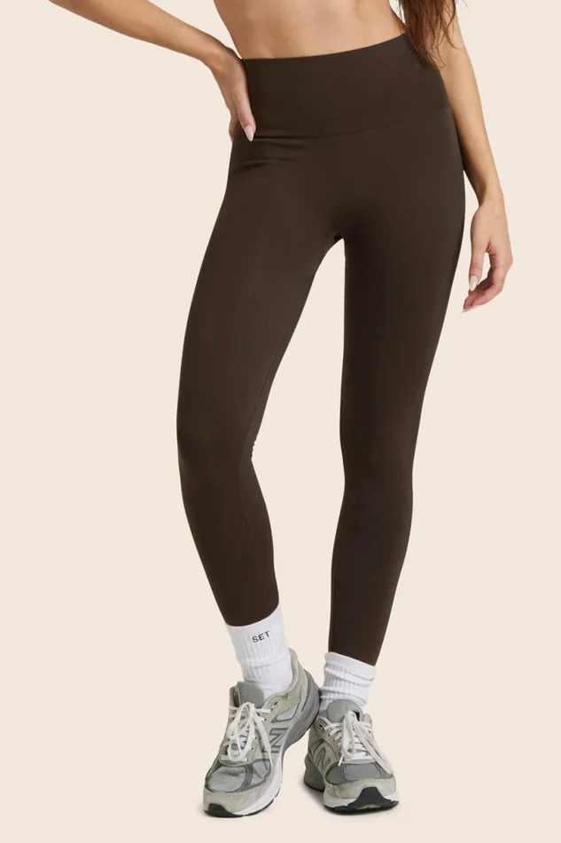 SET ACTIVE Activewear SCULPTFLEX POWER HIGHRISE LEGGINGS 8211 ESPRESSO 8211 Women