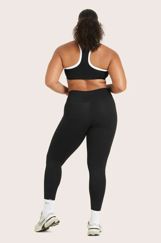 SET ACTIVE Activewear SPORTBODY SPORTY LEGGINGS 8211 ONYX 8211 Women