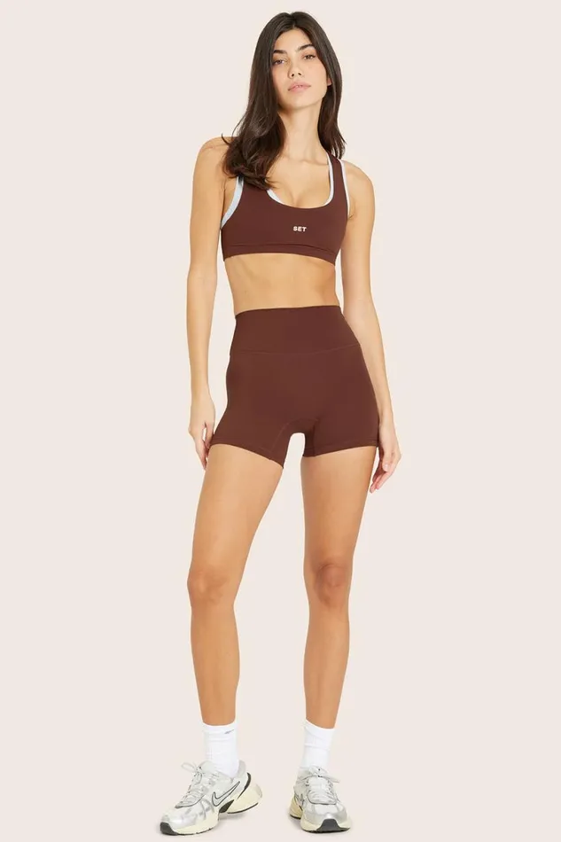SET ACTIVE Bike Shorts SPORTBODY SPORTY SHORTS 8211 COLA 8211 Women