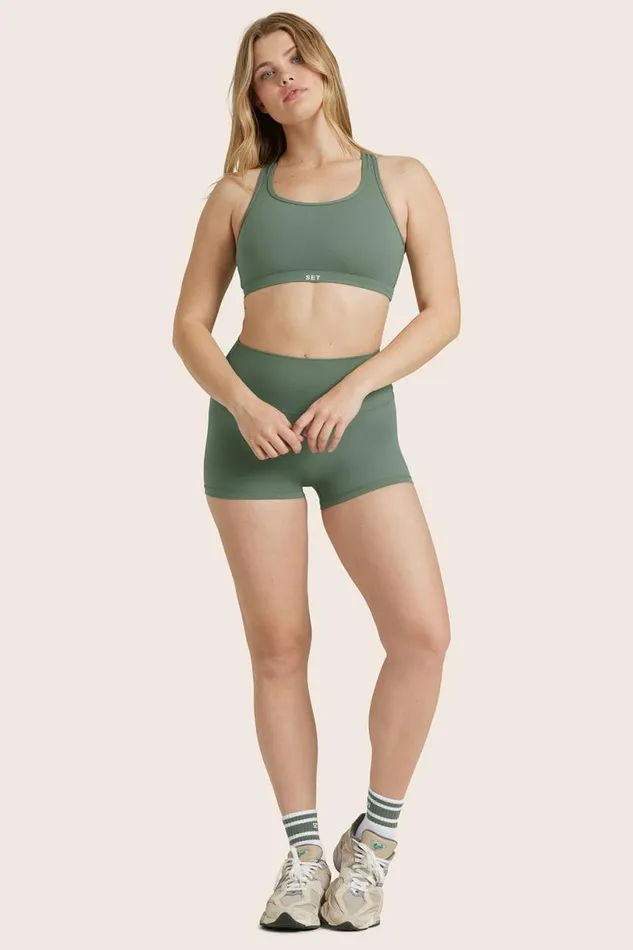 SET ACTIVE Bottoms AIRLUXE BREATHE MINI SHORTS 8211 REFRESH 8211 Women