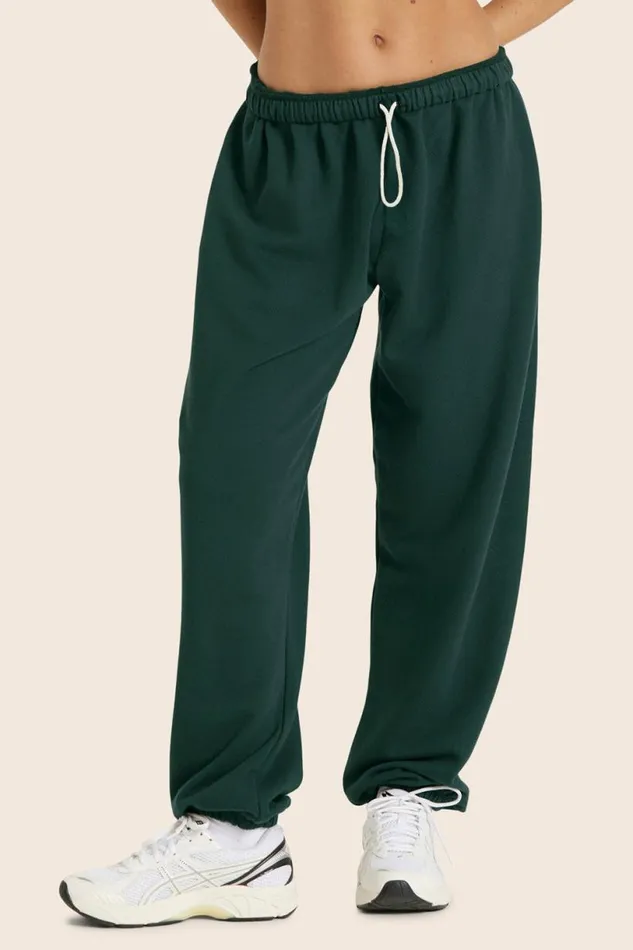 SET ACTIVE Bottoms LIGHTWEIGHT SWEATS CLASSIC OLD SCHOOL SWEATPANTS 8211 IVY 8211 Women
