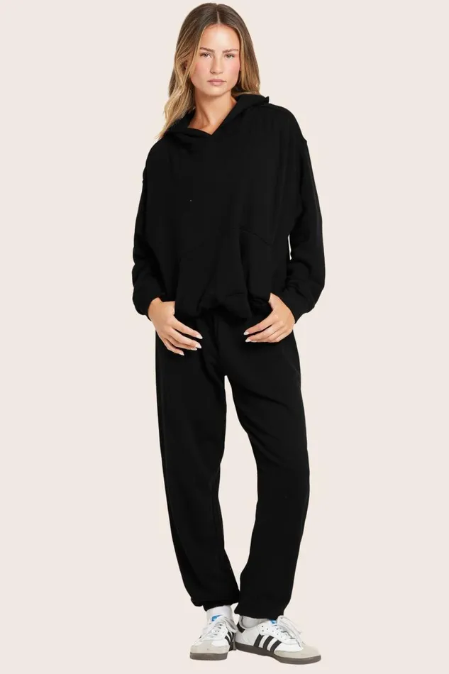SET ACTIVE Bottoms LIGHTWEIGHT SWEATS CLASSIC SWEATPANTS 8211 ONYX 8211 Women