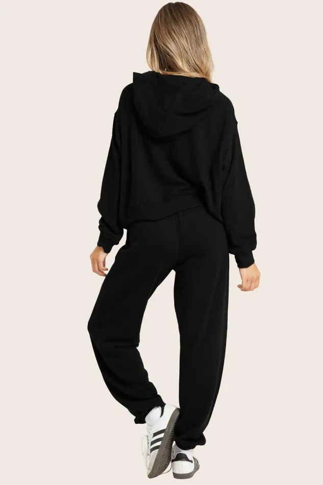 SET ACTIVE Bottoms LIGHTWEIGHT SWEATS CLASSIC SWEATPANTS 8211 ONYX 8211 Women