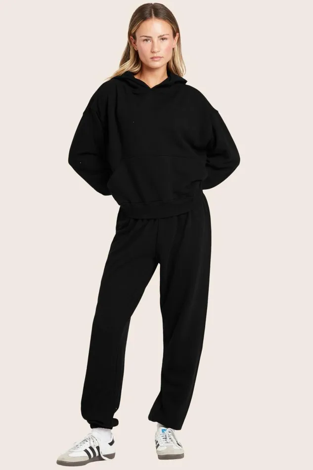 SET ACTIVE Bottoms LIGHTWEIGHT SWEATS CLASSIC SWEATPANTS 8211 ONYX 8211 Women