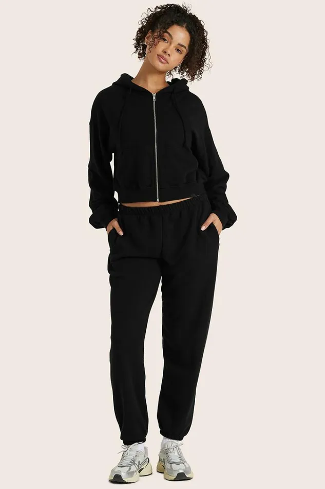 SET ACTIVE Bottoms LIGHTWEIGHT SWEATS CLASSIC SWEATPANTS 8211 ONYX 8211 Women