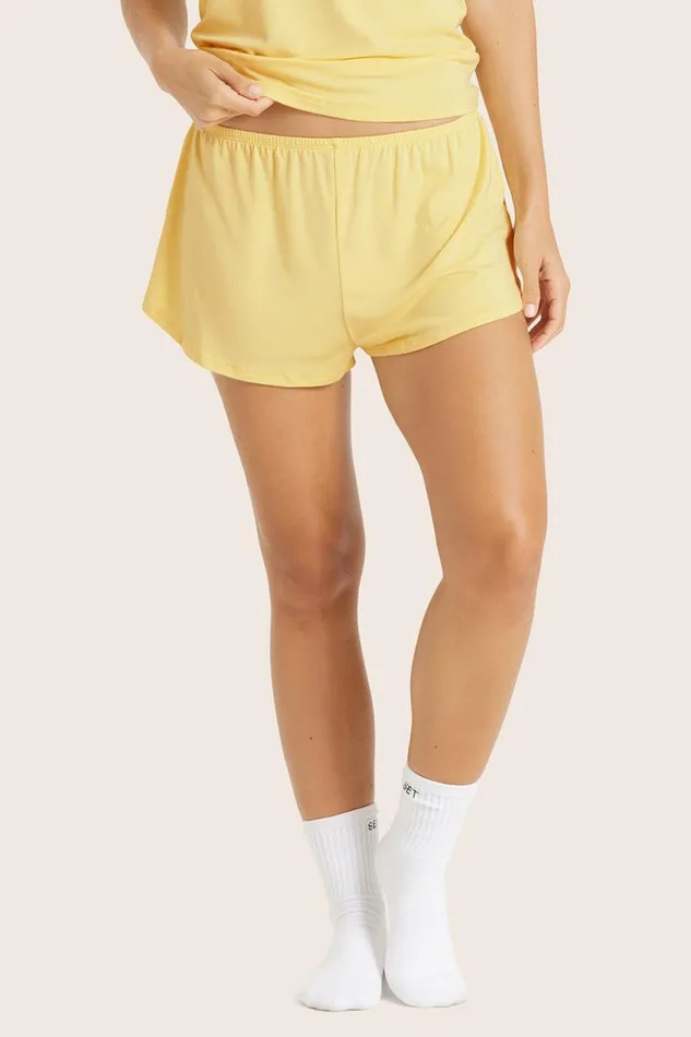 SET ACTIVE Bottoms SLEEP JERSEY RELAXED SLEEP SHORTS 8211 DANDELION 8211 Women