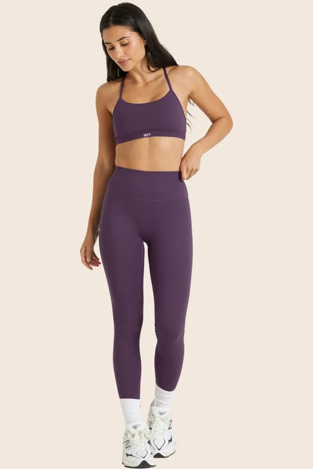 SET ACTIVE Bottoms SPORTBODY SPORTY LEGGINGS 8211 SPARKLE 8211 Women