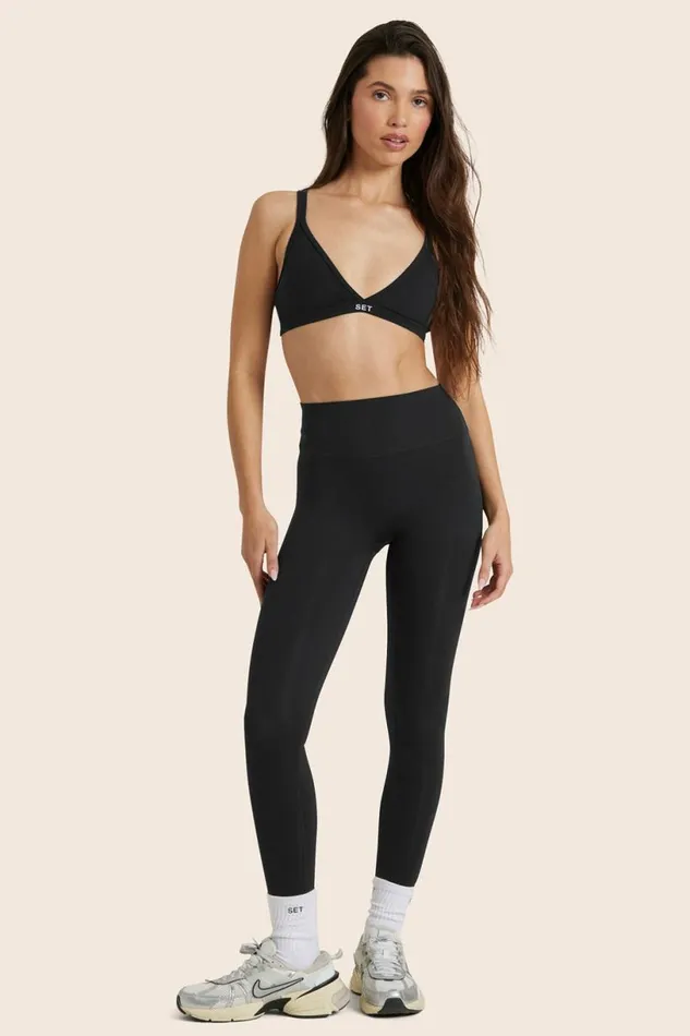SET ACTIVE Leggings AIRLUXE BREATHE MIDRISE LEGGINGS 8211 ONYX 8211 Women
