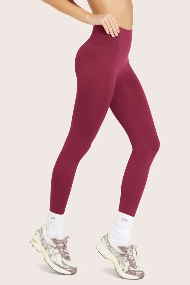 SET ACTIVE Leggings SCULPTFLEX POWER LEGGINGS 8211 WILDBERRY 8211 Women